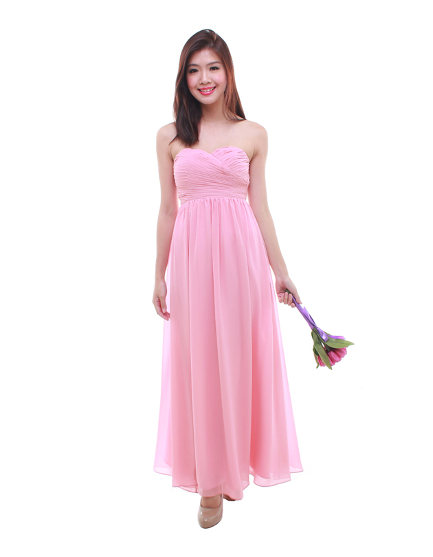 Cleo Maxi Dress in Blush